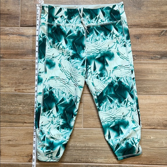 adidas Pants - Adidas Green Leggings with Dynamic Design
